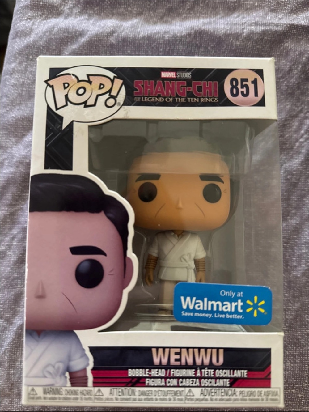 Funko Pop! Wenwu Vinyl Figure - White, Tan, Black